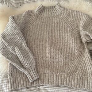 Old Navy Women's Turtleneck Sweater - Light Gray